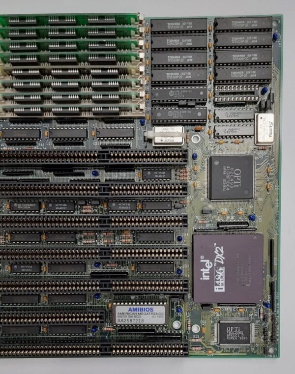 PS486 HS ISA 486 retro Mainboard + Intel 80486DX2 66MHz + 8MB RAM - Image 3