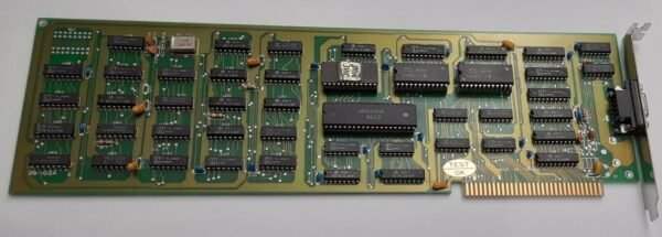 26-02A MDA 8-bit ISA Grafikkarte (UM6845R, monochrom, full length, retro, 1986) - Image 2