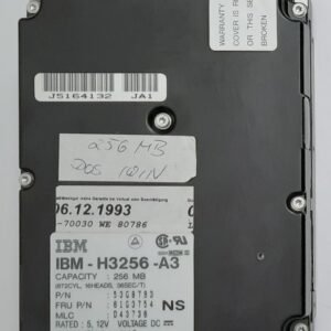 IBM H3256-A3 IDE Festplatte (256MB, retro, 1993)