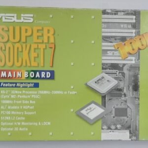 ASUS P5A Super Sockel 7 ISA AGP retro Mainboard OVP