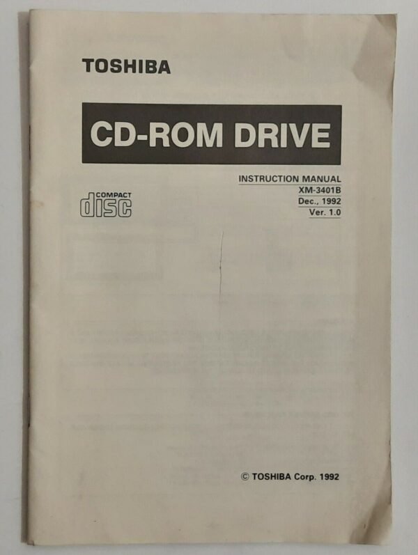Toshiba XM-3401B Double Speed 2x SCSI CD-ROM-Laufwerk (1994) + Caddy + Handbuch - Image 5