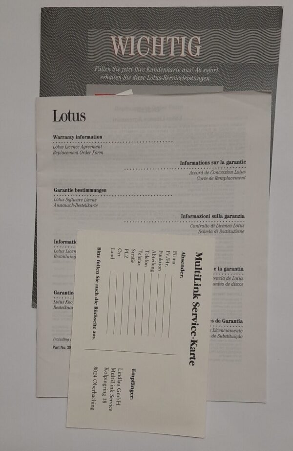 Lotus Symphony 3.0 (DOS, 5.25" Disketten, OVP, retro, 1992) - Image 4