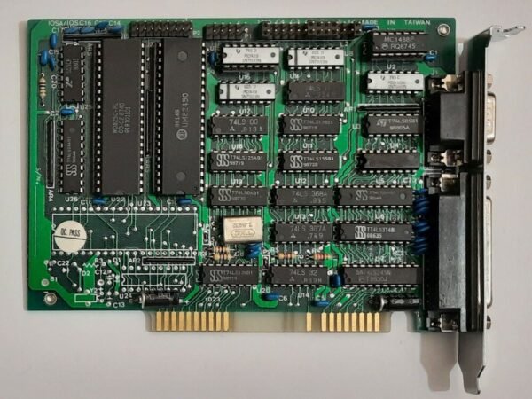 TMC IOSA ISA 8-bit Multi-I/O Controller (COM, LPT, retro, 1988)