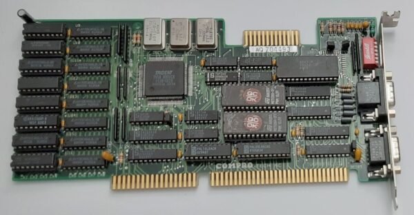 Compro TVGA8816CS ISA Grafikkarte (Trident TVGA 8800CS, 512KB, EGA, VGA, 1989) - Image 2