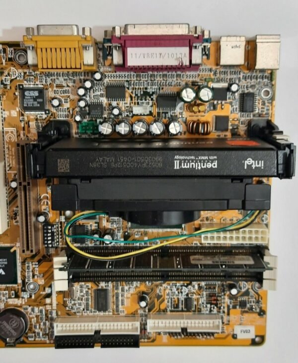 Biostar M6VBE-A Slot 1 AGP Mainboard + Intel Pentium II 400MHz + 128MB SD-RAM - Image 3
