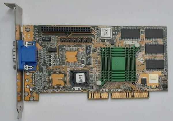 ASUS V2740 AGP Grafikkarte (Intel i740, 8MB, retro, 1998)