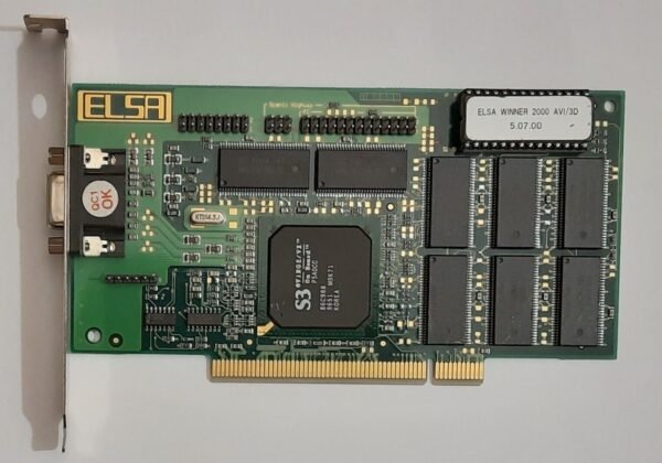 ELSA Winner 2000AVI/3D PCI Grafikkarte (S3 ViRGE/VX, 86C988, 4MB, 1997)