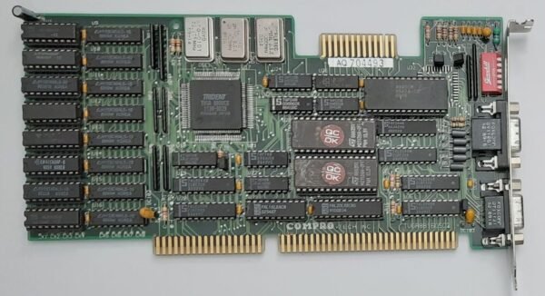 Compro TVGA8816CS ISA Grafikkarte (Trident TVGA 8800CS, 512KB, EGA, VGA, 1989)