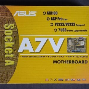 ASUS A7V Sockel A AGP retro Mainboard OVP