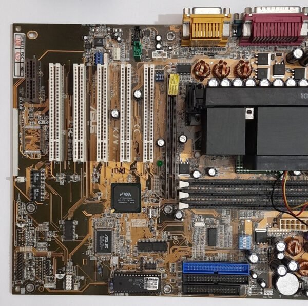 ASUS K7V Slot A ISA AGP retro Mainboard + AMD Athlon 800MHz - Image 2