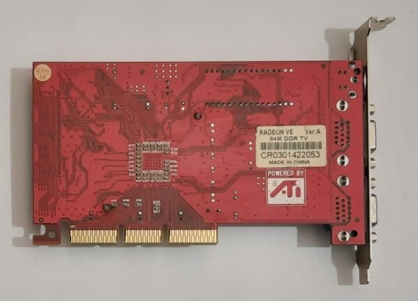 PowerMagic Radeon VE AGP Grafikkarte (Dual VGA, ATI RV100, 64MB DDR, 2002). - Image 4