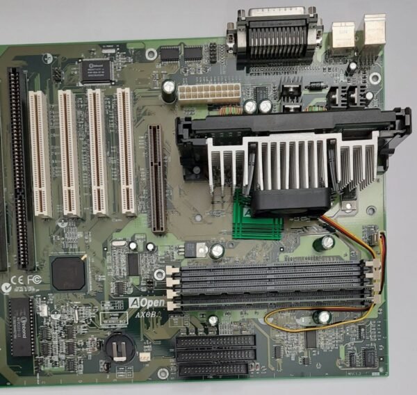 AOpen AX6B Slot 1 ISA AGP retro Mainboard + Pentium III 500MHz + 128MB RAM - Image 3