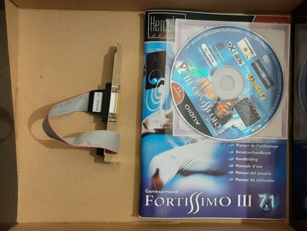 Hercules Gamesurround Fortissimo III 7.1 PCI Soundkarte (CS4624, OVP, 2002) - Image 5