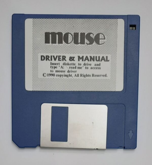 Mouse Driver / Treiber Diskette (retro, 1990)