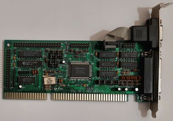 DTK PTI-227B ISA Multi-I/O IDE Floppy Controller (Winbond, retro, 1993)