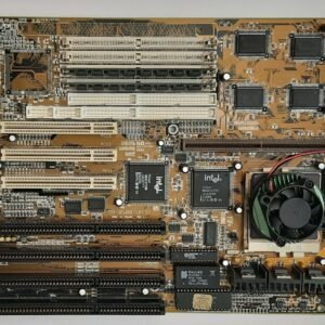 Biostar MB-8500TUR-A Sockel 7 ISA Mainboard + Intel Pentium 150MHz + 32MB RAM