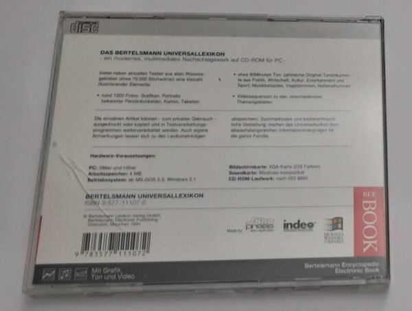 Bertelsmann Universallexikon CD-ROM (Windows 3.1, retro, 1995) - Image 3