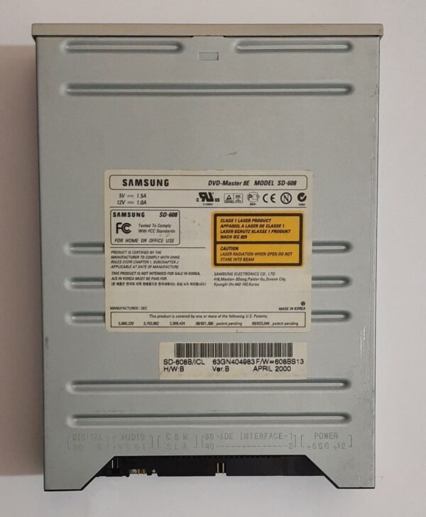 Samsung SD-608 IDE 8x DVD CD-ROM-Laufwerk (40xCD-ROM, 2000)