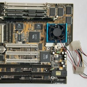 ZIDA 5SVA-E Sockel 7 ISA retro Mainboard + Intel Pentium MMX 166MHz + 96MB RAM