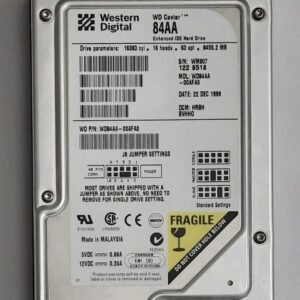 Western Digital Caviar 84AA IDE Festplatte (8.5GB, retro, 1999)