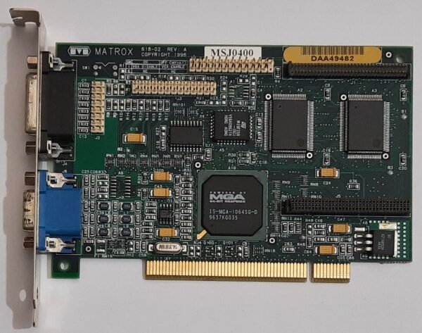Matrox Mystique PCI Grafikkarte (MGA-MYST/2BN, MGA-1064SG, 2MB, 1996)