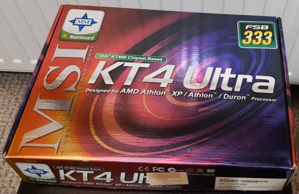 MSI KT4 Ultra Sockel A AGP ISA retro Mainboard OVP - Image 7