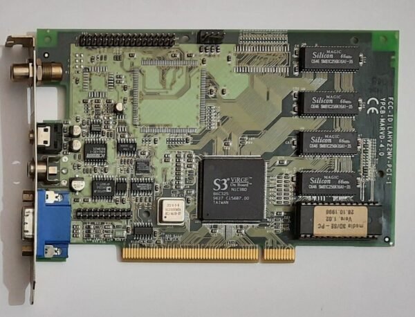 miro media 3D/SE-PC PCI Grafikkarte (S3 ViRGE, 86C325, 2MB, retro, 1996)