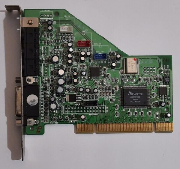 Aztech PCI 338-A3D PCI Soundkarte (ASC338A, Aureal Vortex, AU8820B2, retro,1998)