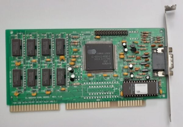 Cirrus Logic CL-GD5422 ISA Grafikkarte (GD542X Eval Board, 1MB, retro, 1992)