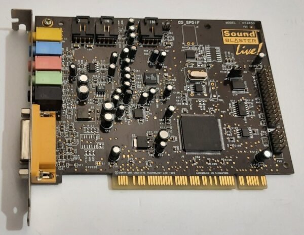 Creative Sound Blaster Live! PCI Soundkarte (CT4830, EMU10K1, 1999) - Image 2