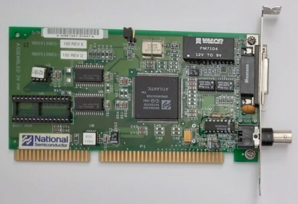 Texas Instruments Ethernet 16 AT4X ISA Netzwerkkarte (AT/LANTIC, BNC, 1993)
