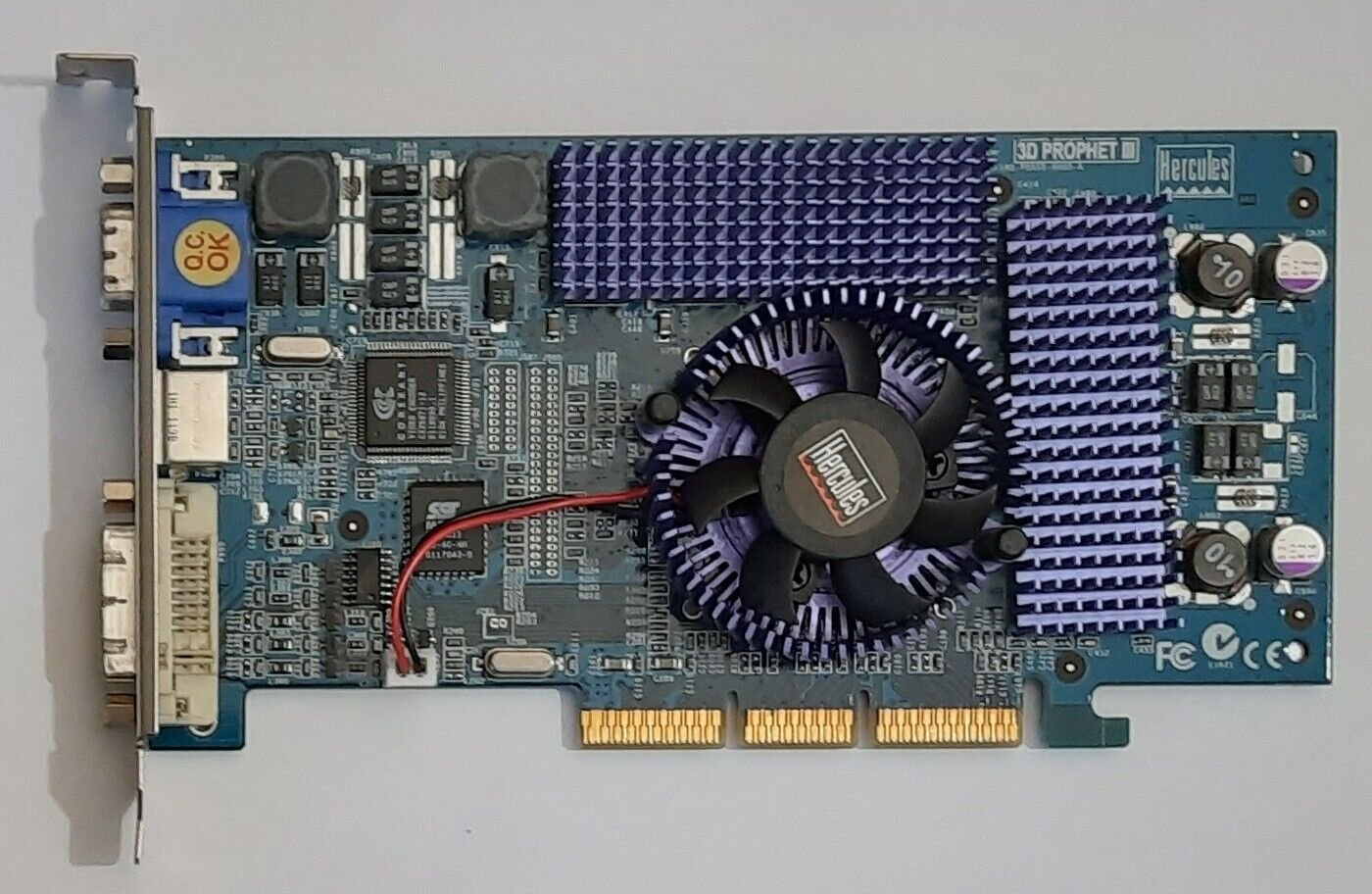 Hercules 3D Prophet III AGP Grafikkarte (nvidia GeForce3, 64MB, 2001)