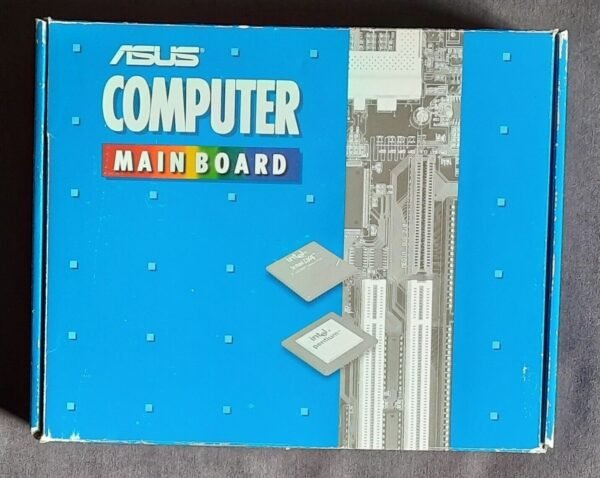 ASUS P/I-P55T2P4 Sockel 7 ISA PCI Mainboard OVP + Intel Pentium MMX 166 + 32MB