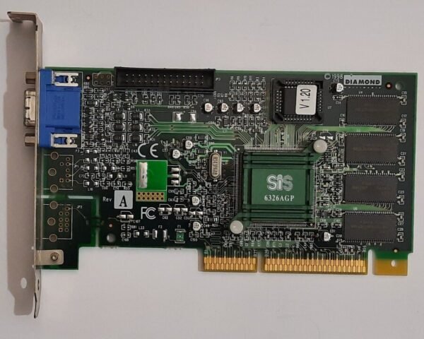 Diamond SpeedStar A50 AGP Grafikkarte (SiS 6326, 8MB, 1998)