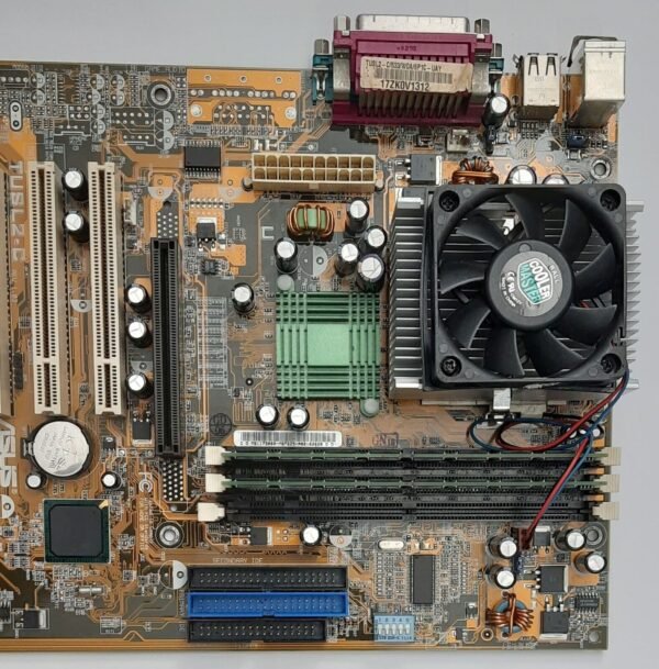 ASUS TUSL2-C Sockel 370 AGP retro Mainboard + Tualatin Celeron 1.1GHz + 512MB - Image 3