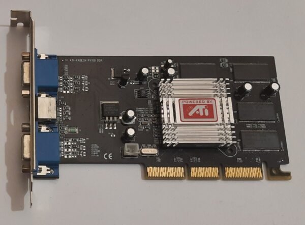 ATI Radeon VE AGP Grafikkarte (Dual VGA, RV100, 64MB, retro, 2003). - Image 2