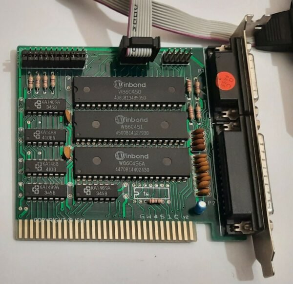 Goldstar (?) GW451C ISA 8-bit Multi-I/O Controller (COM, LPT, retro, 1995) - Image 2