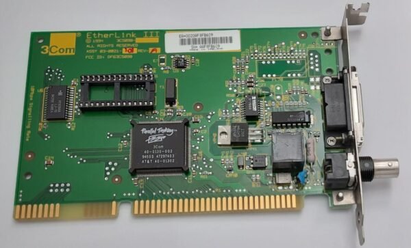 3COM EtherLink III 3C509B ISA Netzwerkkarte (BNC, Koax, retro, 1994)