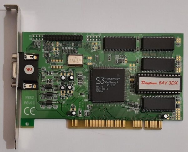 Palit Daytona 64V 3DX PCI Grafikkarte (S3 ViRGE/DX, 86C375, 4MB, 1998)