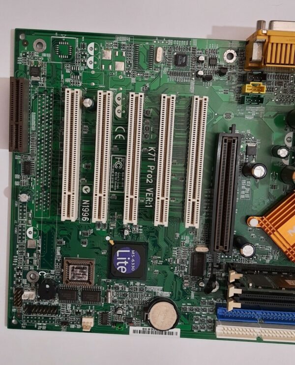 MSI K7T Pro2 MS-6330 Sockel A retro AGP Mainboard + Duron 1000MHz + 256MB RAM - Image 2
