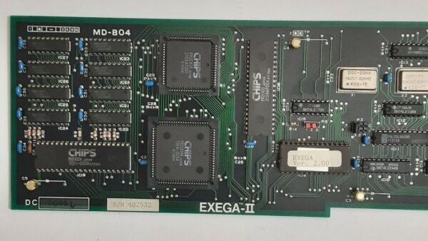 EIZO EXEGA-II 8-bit ISA EGA Grafikkarte (MB-B04, P82C434+P82C431, retro, 1987) - Image 2