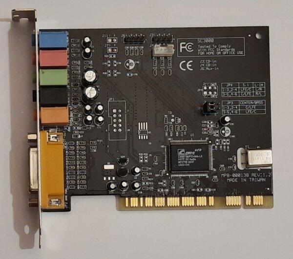 Formosa / Edio21 SC3000 PCI Soundkarte (C-Media CMI8738, 2002)