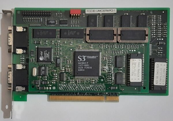 miro Crystal 20 SD Twin PCI Grafikkarte (S3 86C868 + 86C864, 2MB + 2MB, 1995)