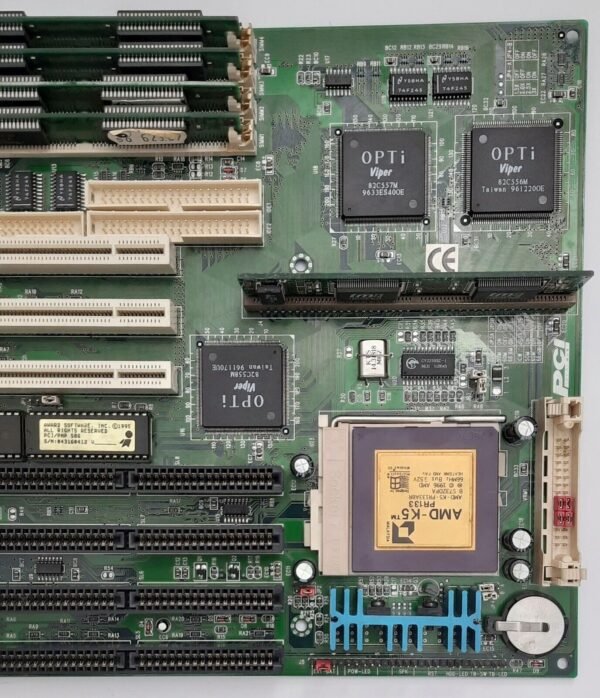 PCChips M519 Sockel 7 ISA retro Mainboard + AMD K5-PR133 100MHz + 32MB RAM - Image 3