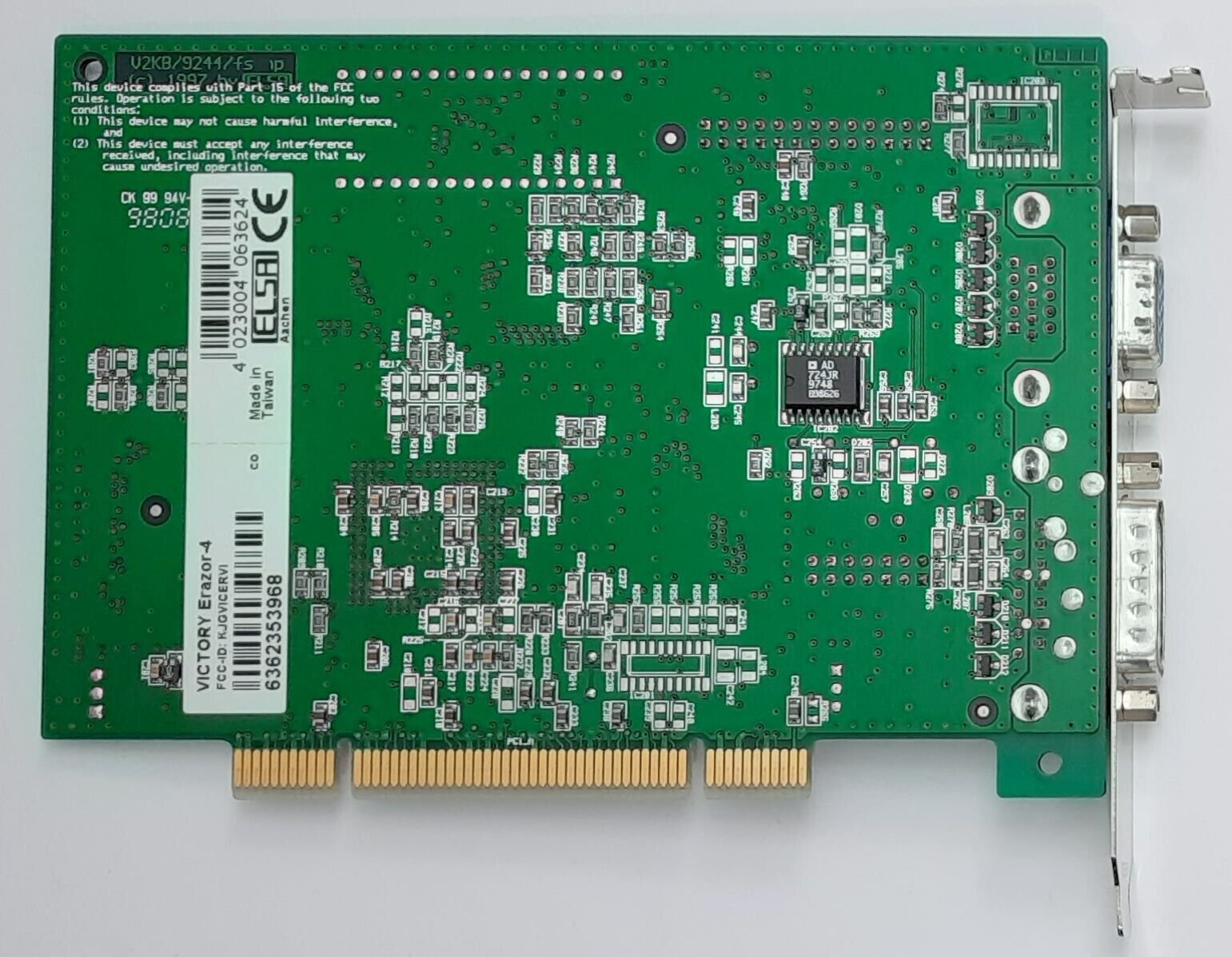 ELSA Victory Erazor PCI Grafikkarte (nvidia Riva 128, 4MB, retro, 1997) - Image 4