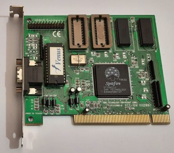 Venus Solitaire PCI Grafikkarte (OAK Spitfire, OTI 64111, 1MB, retro, 1996) - Image 2