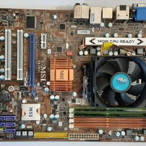 MSI MS-7551 Sockel AM2+ Mainboard + AMD Phenom X4 9950 4x2,6 GHz + 3GB DDR2-RAM
