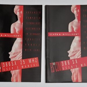 ESCOM 386 SX User's Manual / Handbuch