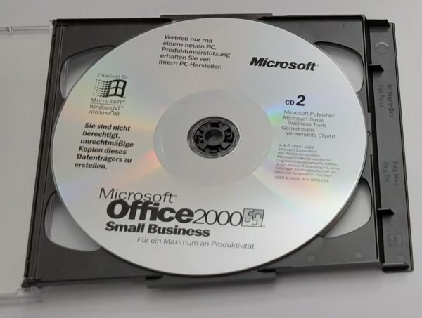 Microsoft Office 2000 Small Business Edition CD-ROM (retro, 1999) - Image 3