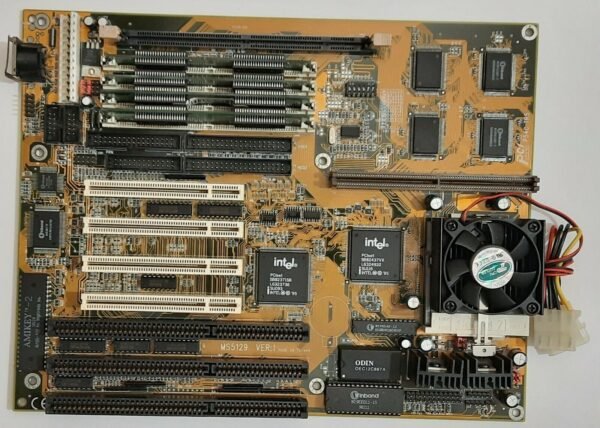 MSI MS-5129 i430VX Sockel 7 ISA Mainboard + Pentium 166MHz + 32MB RAM